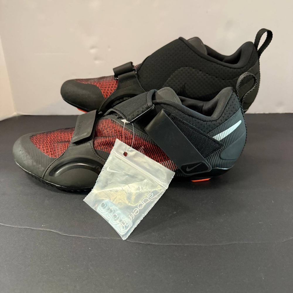 Nike SuperRep Cycle Mens Indoor Cycling Shoes Black Crimson Red 6445008 Size 12 - Picture 14 of 16